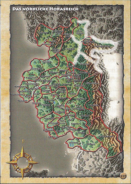 Horasreich Karte | Karte