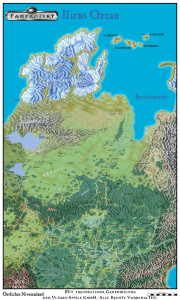 Der Hohe Norden mit Paavi und Bjaldorn (Karte des Ulisses-Kartenpakets, zur Verwendung siehe die Kartenpaket-Lizenz.)